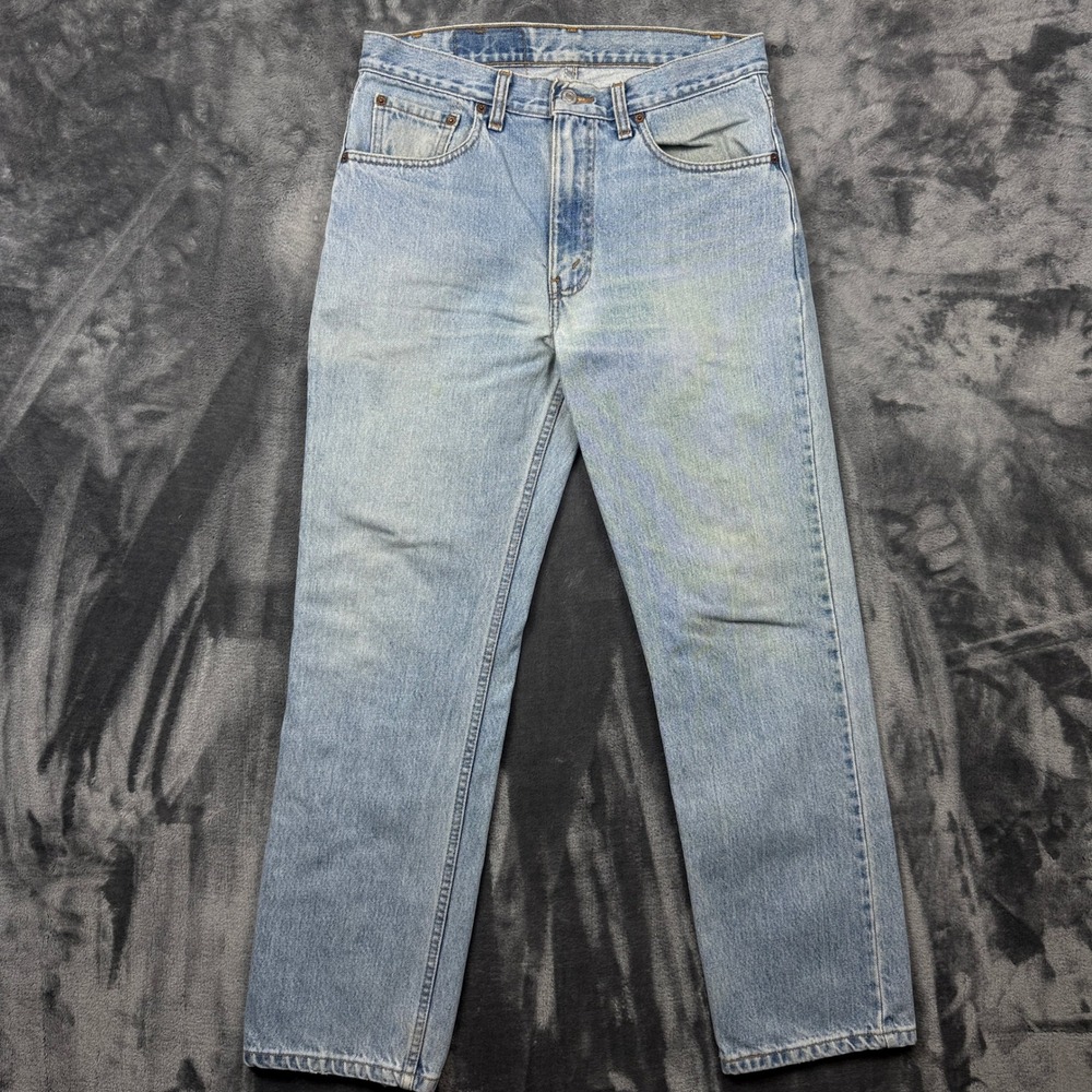 Levi's 515 Slim Straight Leg Jeans 33x30 Light Wash Blue Denim Cotton Canada